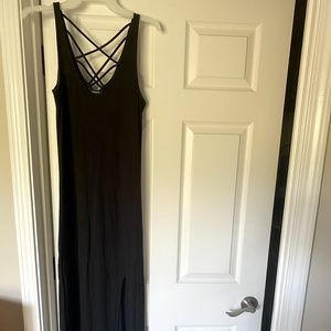 Black Express Maxi Dress - Size M